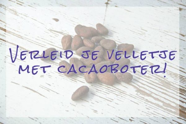 cacaoboter is heerlijk voor je huid